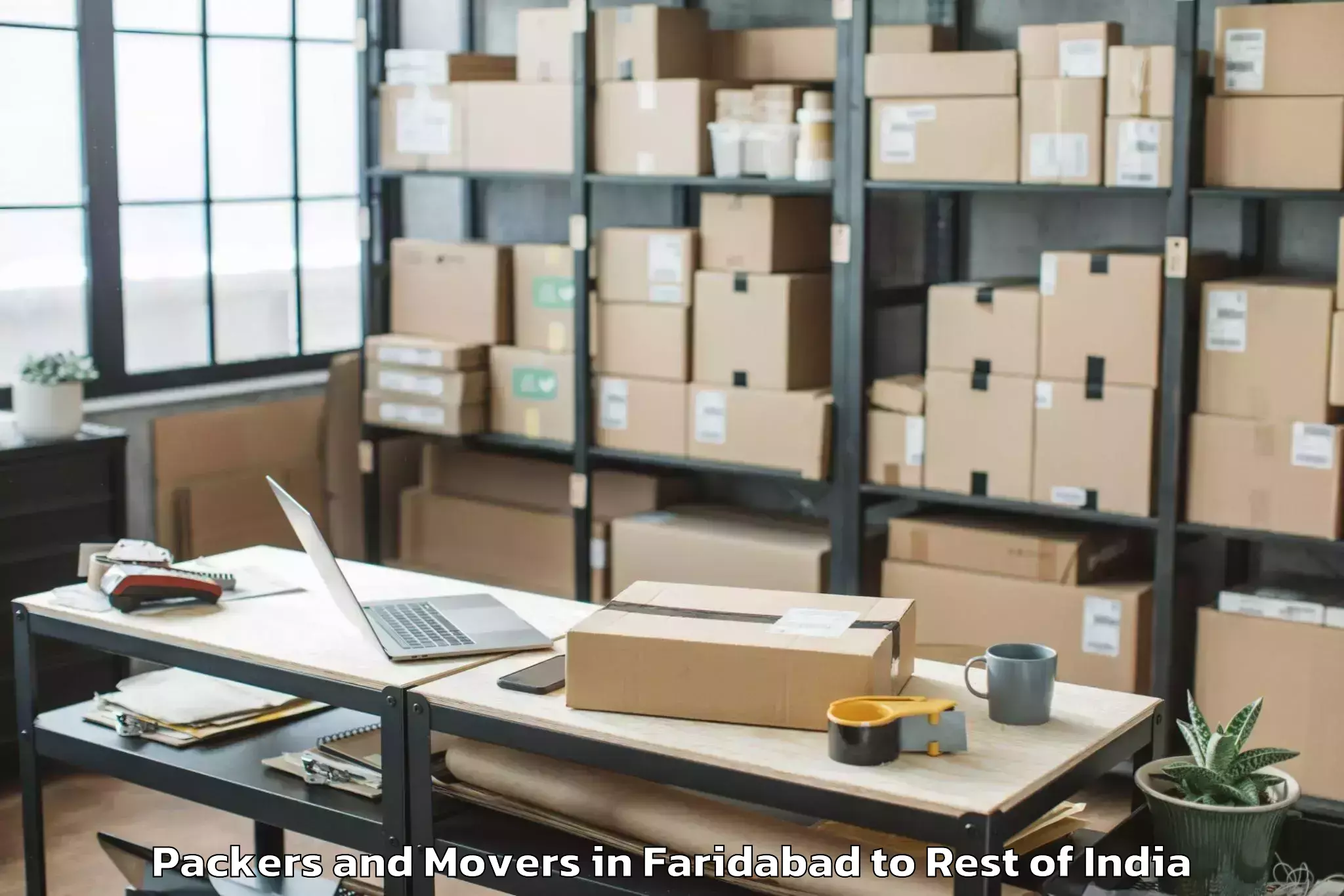 Easy Faridabad to Manda Packers And Movers Booking